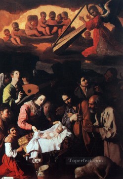 baroque Painting - The Adoration of the Shepherds Baroque Francisco Zurbaron